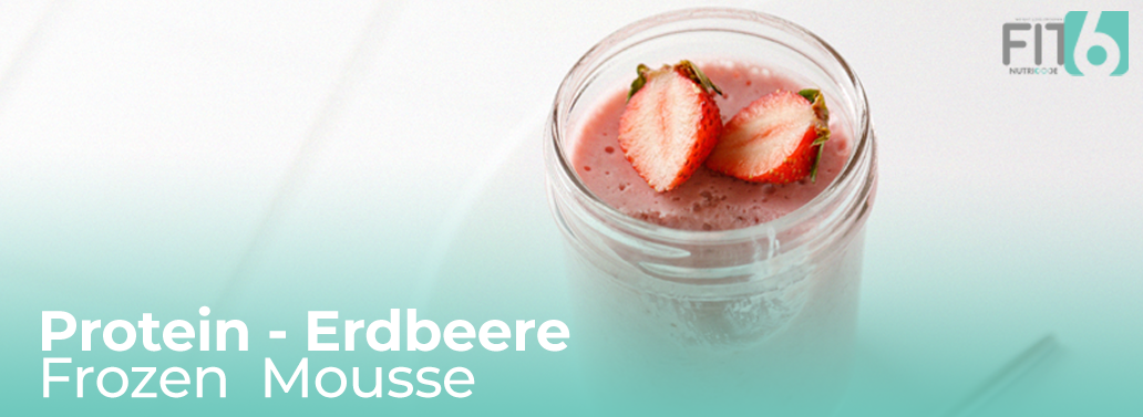 Protein - Erdbeere Frozen  Mousse