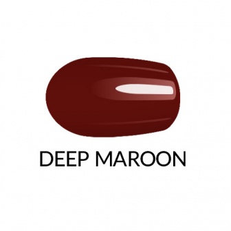 NAGELLACK GEL FINISH DEEP MAROON